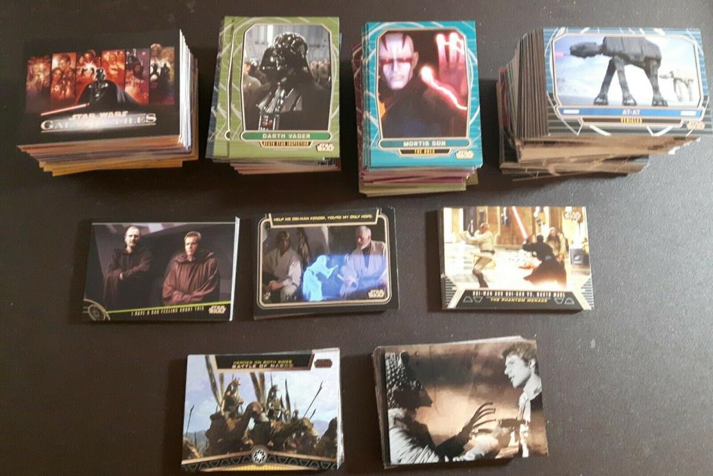 Topps Star Wars Galactic Files Series I - MASTER SET - 408 Cards