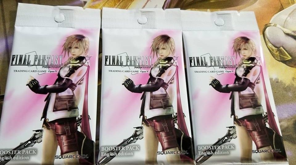 Final Fantasy TCG OPUS V Factory Sealed -  3 BOOSTER PACKS