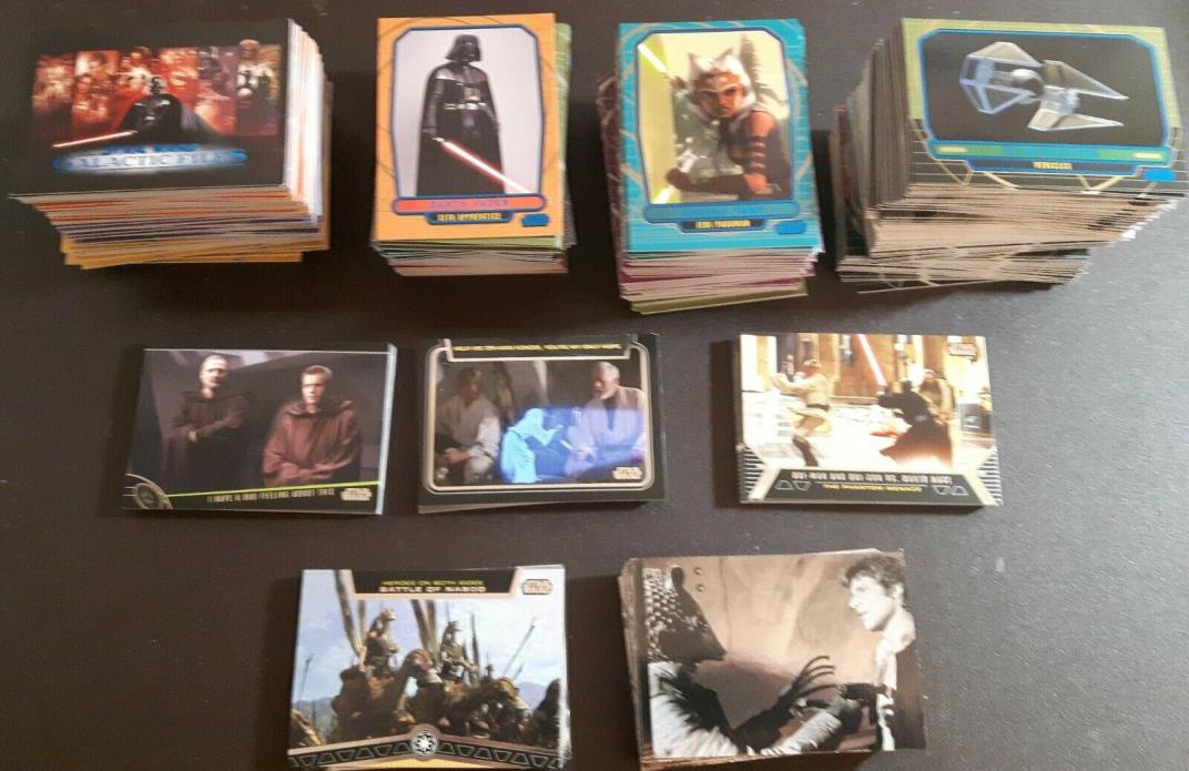 Topps Star Wars Galactic Files Series I - MASTER SET - 408 Blue Parallels (#350)