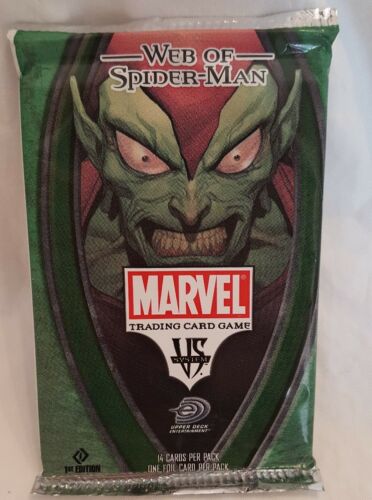 NEW UPPER DECK VS SYSTEM MARVEL 1ST EDITION 2004 WEB OF SPIDERMAN 14 CARDS PACK