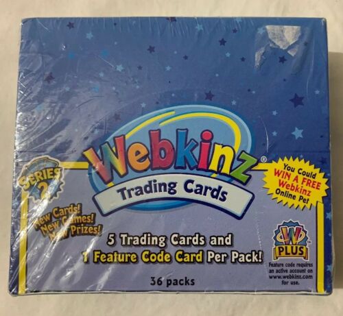 36 Packs WEBKINZ TCG Series 2 Trading Card Game 6 Card Booster Pack Sealed Case