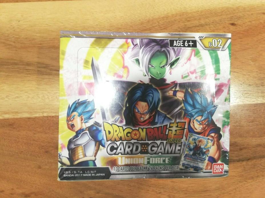 Union Force Booster Box Dragon Ball Super DBS Collectible Card Game SEALED