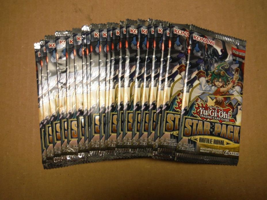 Yu-Gi-Oh TCG Star Pack Battle Royal Booster Pack x 20 NEW Konami