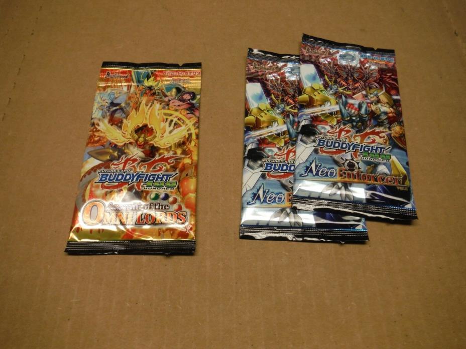 Buddyfight 100 Assault of the Omni Lords x 1 Neo Enforcer x 2 Booster Pack NEW