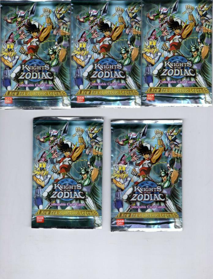 Bandia Knights of the Zodiac New Era Of Heroic Legedns TCG Booster 10 Packs