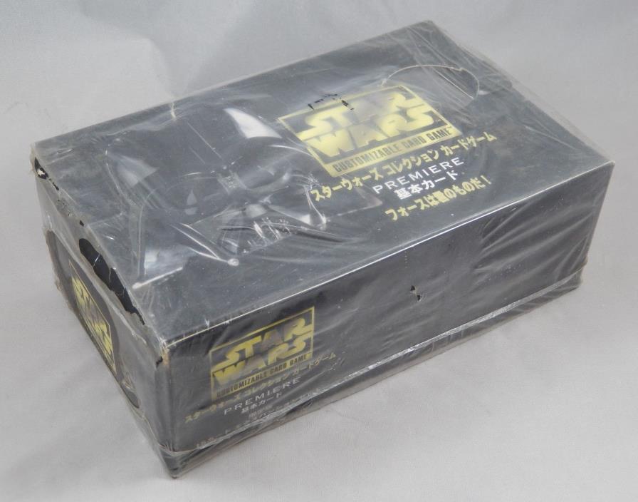 Star Wars CCG Limited Premiere JAPANESE 36 Pack Booster Box NIB Sealed Import