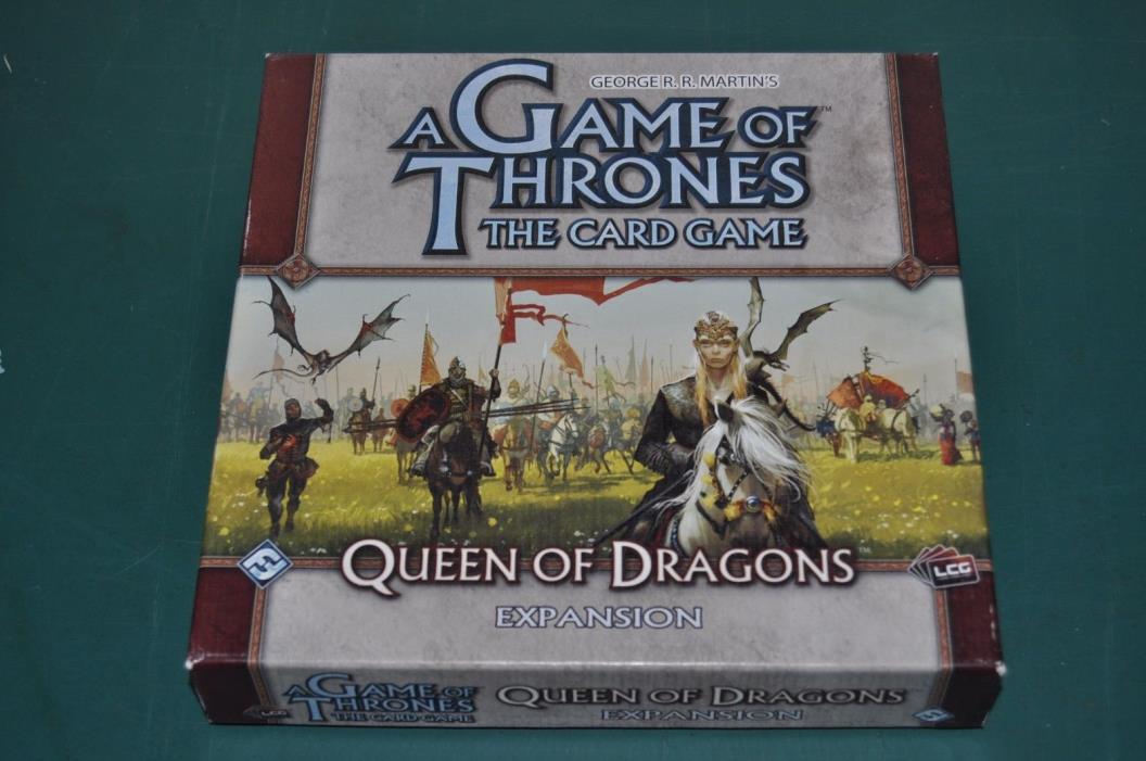 QUEEN OF DRAGONS expansion set, open box, cards sealed, GAME OF THRONES