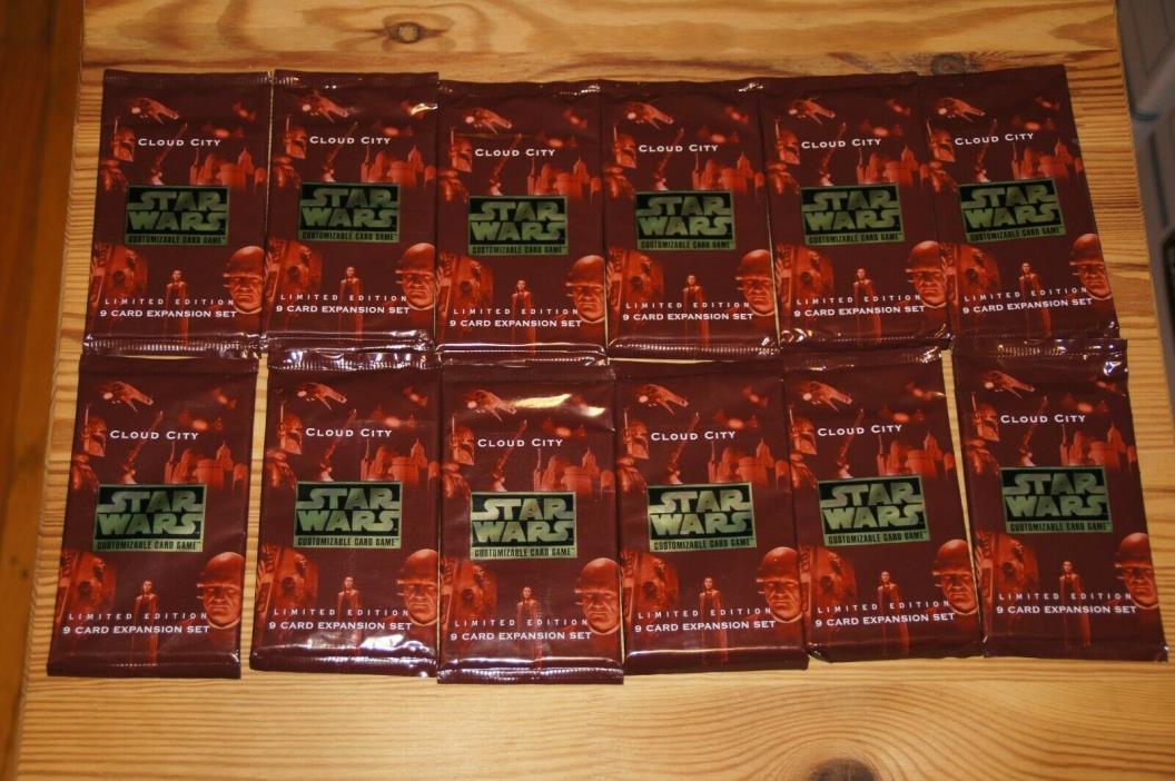 12x Decipher Star Wars CCG Cloud City Expansion Set - Sealed Booster Packs