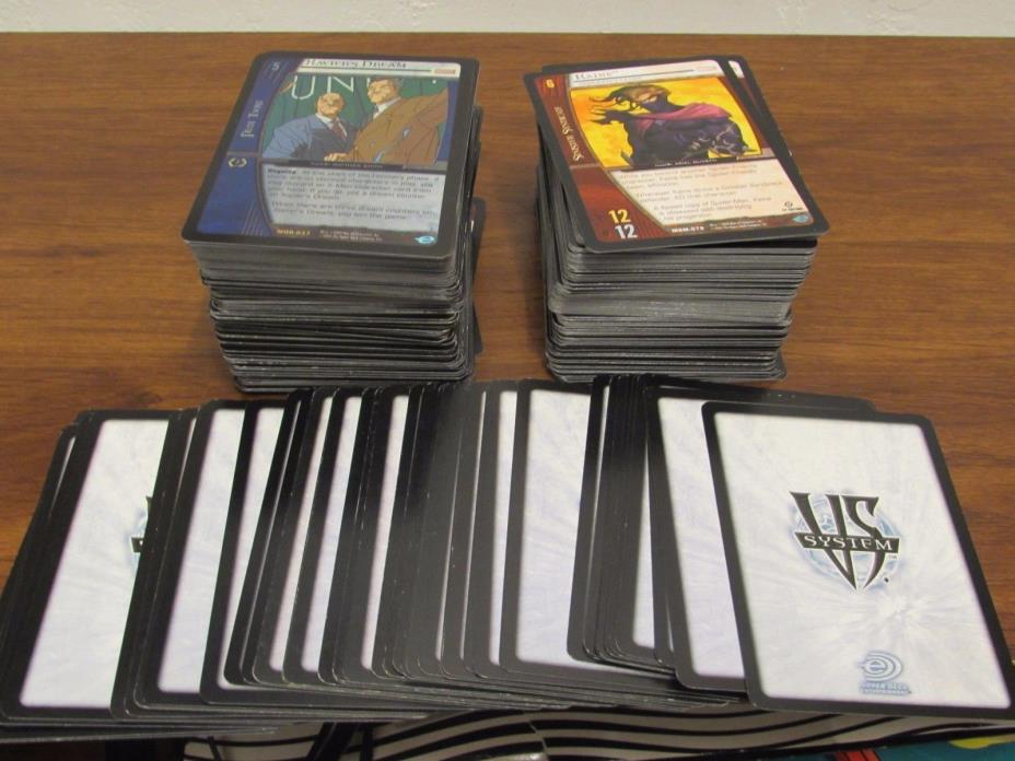 VS System Marvel Cards Huge Lot Collection Trading Card Game Foil 350+ Cards