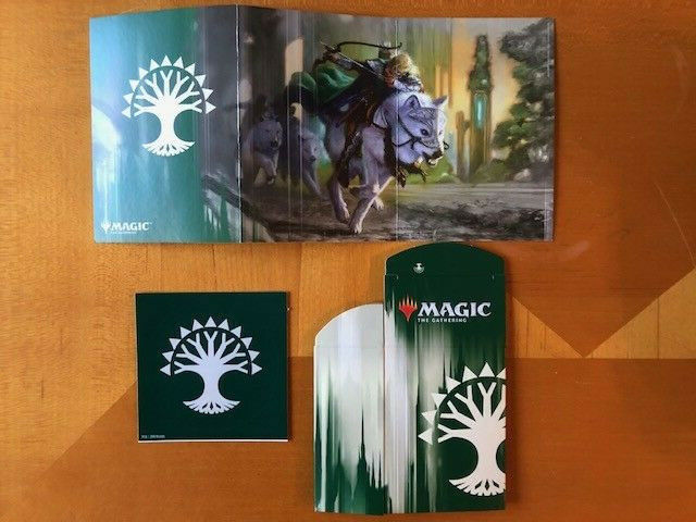 Magic the Gathering MTG - Selesnya Guild Deck Box + Sticker + Guild Instructions