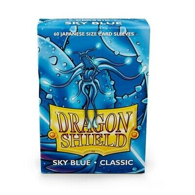 Dragon Shield 60 Deck Protector Sleeves Japanese size Sky Blue AT-10619 Yugioh
