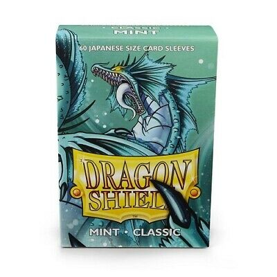 Dragon Shield 60 Deck Protector Sleeves Japanese size Sky Mint AT-10625 Yugioh
