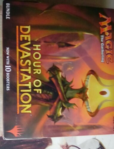 MTG Hour of Devistation fat pack bundle SEALED Magic the Gathering FULL ART! NEW