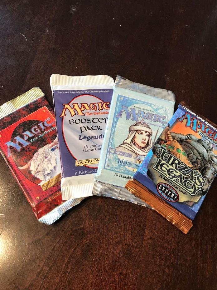 Magic MTG - Legends - Urza's Legacy - Ice Age - 4th Edition Booster Pack Sealed!