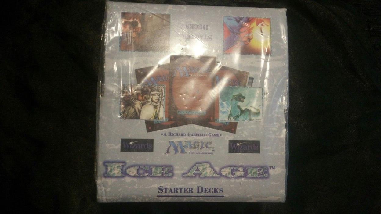 Magic the Gathering Ice Age Starter Deck Display Factory Sealed box Iceage