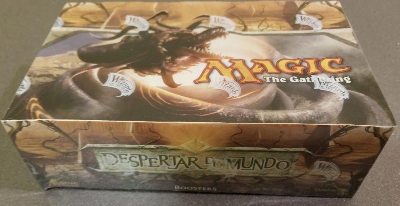 MTG Magic The Gathering Worldwake Portuguese Booster Box - Factory Sealed!