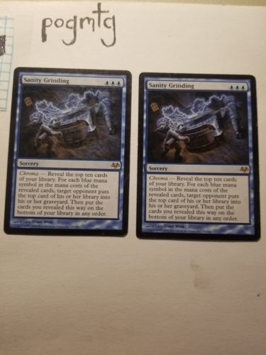 1x Sanity Grinding MTG MAGIC ET Eventide LP x1