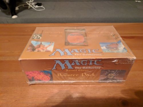 MTG Magic The Gathering Revised Factory Sealed Booster Box See Photos!!