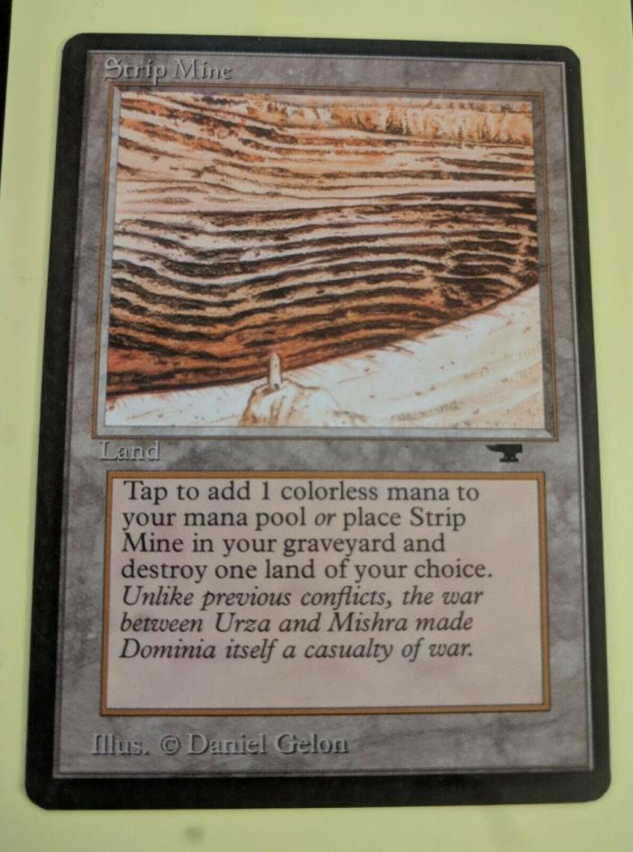 ?? Strip Mine (No Sky, Tower) NM | Magic The Gathering (MTG) Antiquities