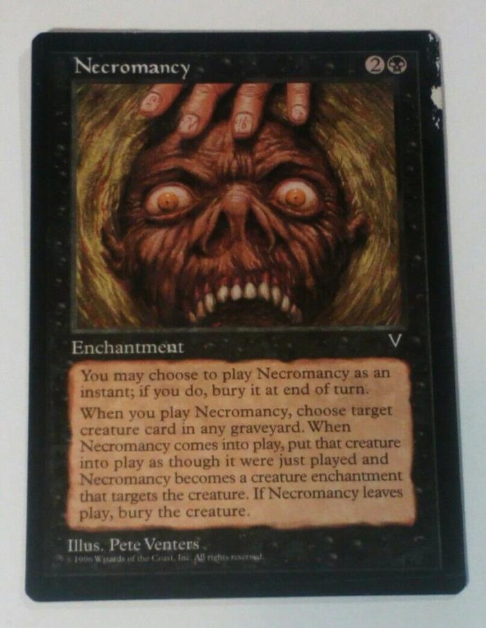 MTG Visions * Necromancy * Magic the Gathering card HP