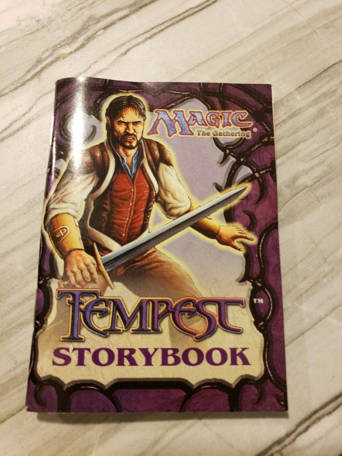 Magic the Gathering MTG Tempest Storybook Booklet Insert Tale of Gerrard & Crew