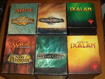 Empty Fat Pack Boxes Box Magic the Gathering MTG Time Spiral Planar Chaos Lot 16