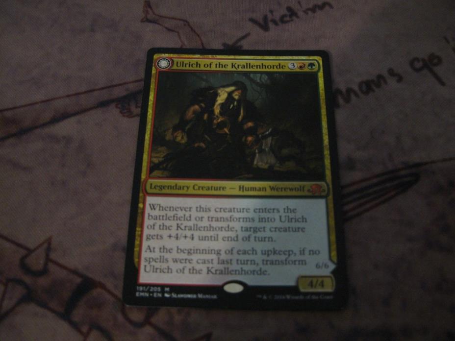 MTG Ulrich werewolf tribal commander EDH deck unsleeved *free shipping*