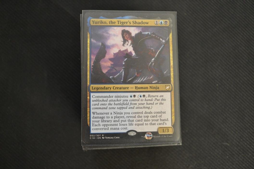 Yuriko, the Tiger's Shadow, Complete EDH 100 Card Magic the Gathering Deck