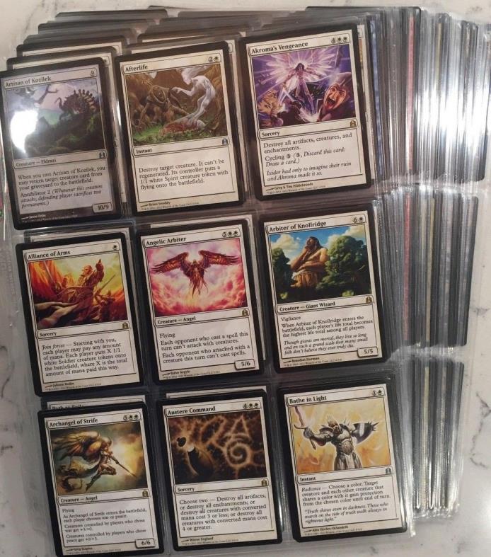 MTG Complete Set 2011 Commander with Oversized Cards. English. Unplayed. No box.