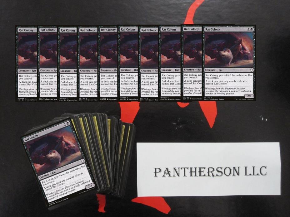 RAT COLONY Custom Deck - Magic Cards Ready-to-Play Modern Casual - Rats Deck