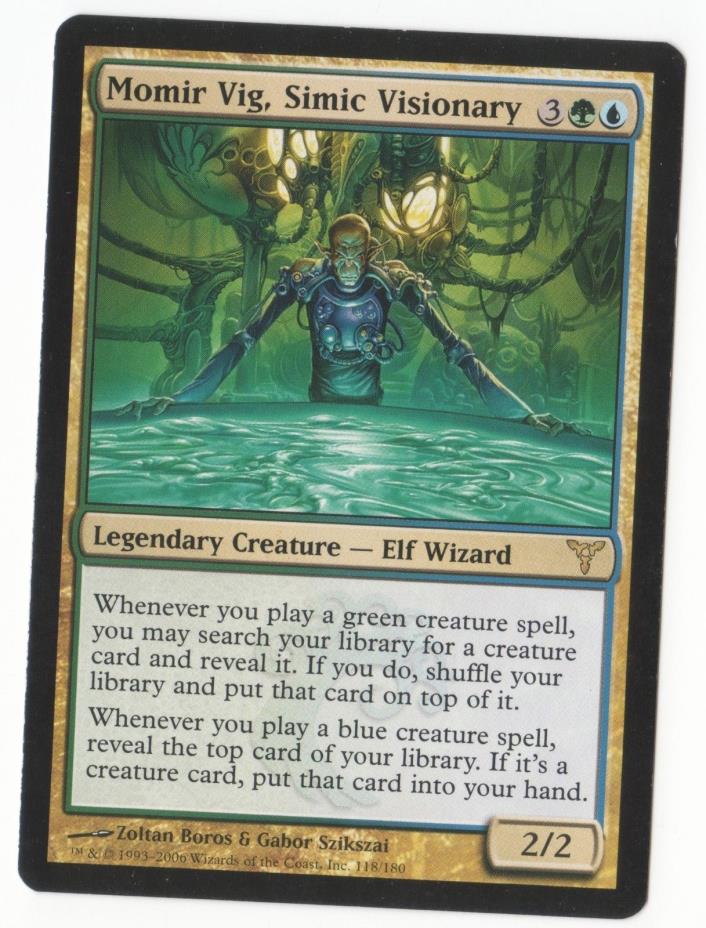 EDH MtG complete deck - Momir Vig, Simic Visionary
