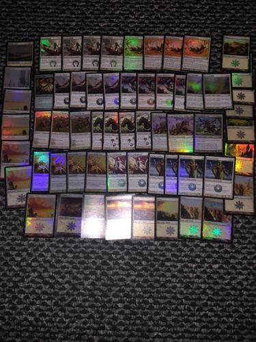 MTG Magic Modern FOIL KNIGHT Deck - ALL FOIL Including Lands - Mythic and RARES