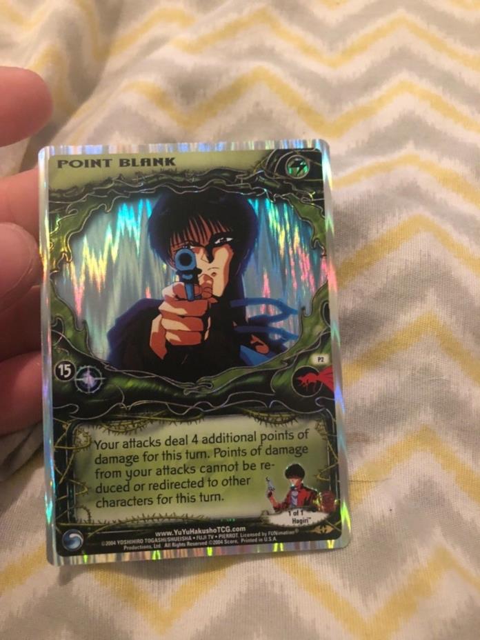 Yu Yu Hakusho TCG Betrayal Point Blank P2 Rare Card PROMO