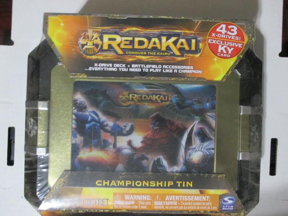 Redakai X Drive Deck & Battlefield Accessories The Ultimate Championship Tin NIP