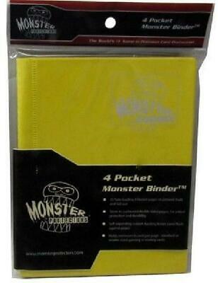 Monster Protectors Matte Yellow 4-Pocket Portfolio (4P-MYW) New