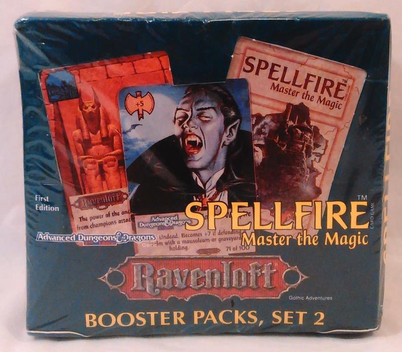TSR Spellfire Ravenloft First Edition Booster Packs Set 2 Factory Sealed Box