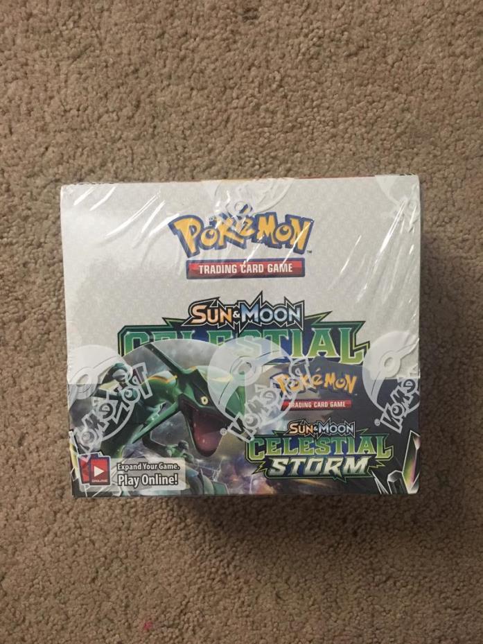 POKEMON TCG SUN AND & MOON CELESTIAL STORM BOOSTER SEALED BOX 36 PACKS NEW