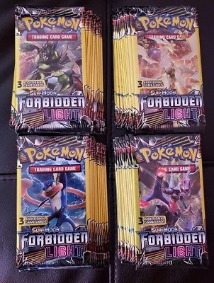 40 Packs of Pokemon Sun&Moon Forbidden Light 3 Card  Booster Packs