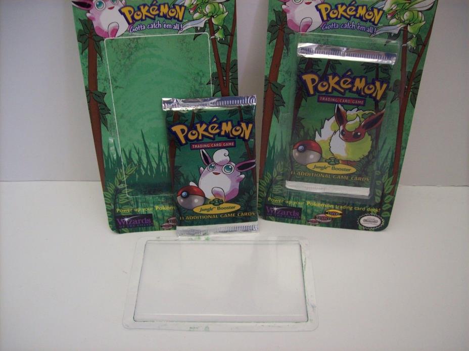 2 Pokemon Jungle Booster Packs Blister Card Sealed 1999 Trading Card Game