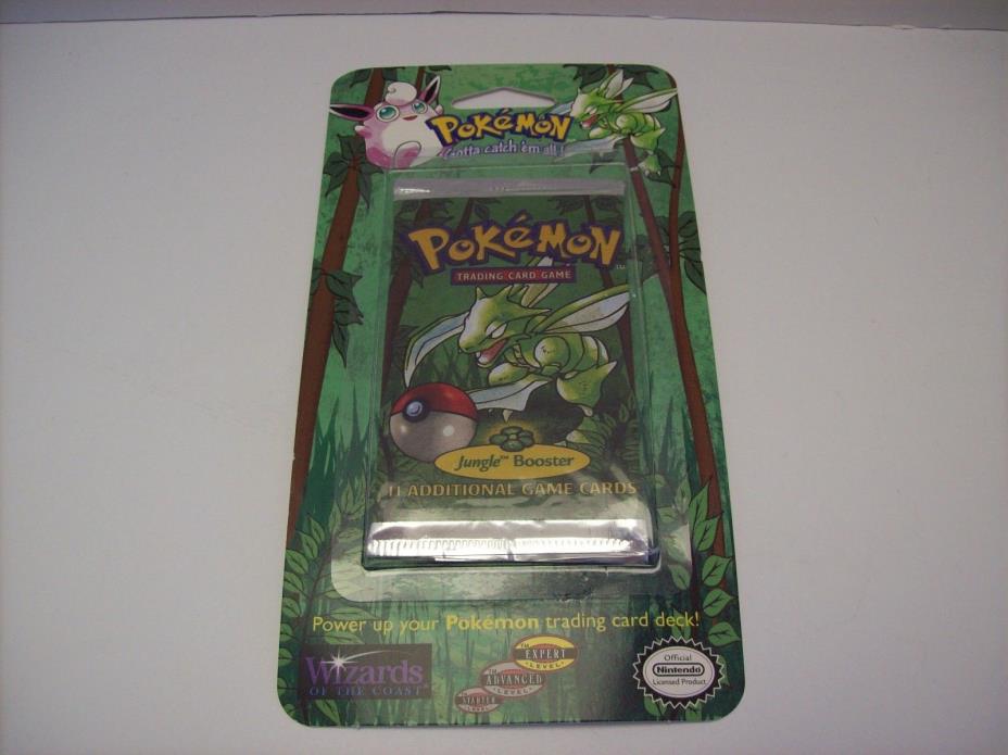 Pokemon Jungle Booster Pack Blister Retail Card Sealed 1999 Trading Card Game