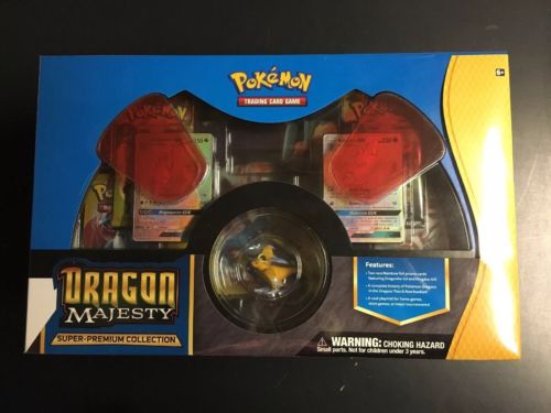 NEW Sealed Dragon Majesty Super Premium Collection Box Pokemon TCG GX 10 Packs