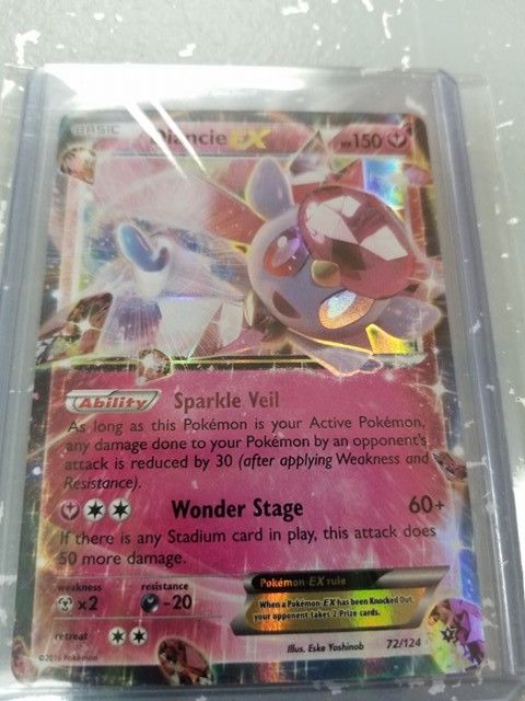 Diancie EX -POKEMON-  Fates Collide Ultra Rare NM 74/124