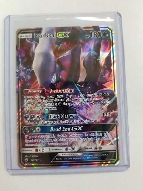 Darkrai GX 88/147 Ultra Rare Burning Shadows NM
