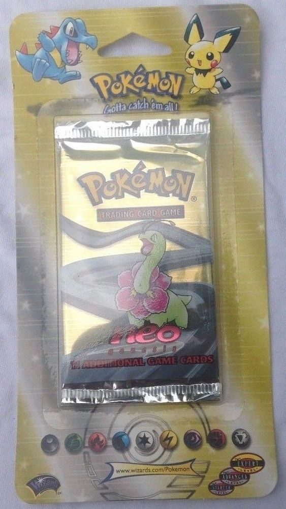 Pokemon NEO GENESIS Booster Pack From Box! Display Rack! Ultra Rare! Lugia?