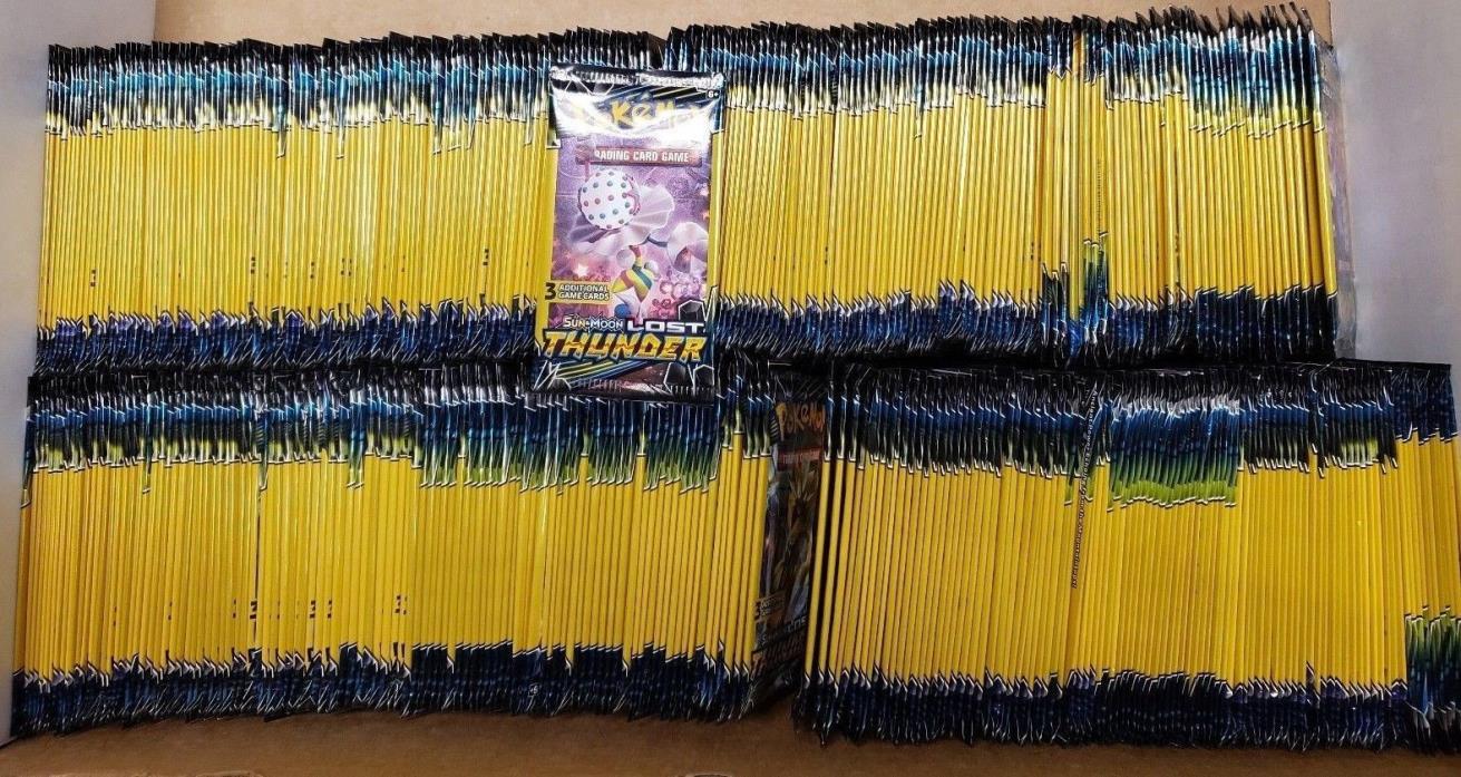 Pokemon Lost Thunder Booster Packs (3 Cards + 1 online card) TCG Rare