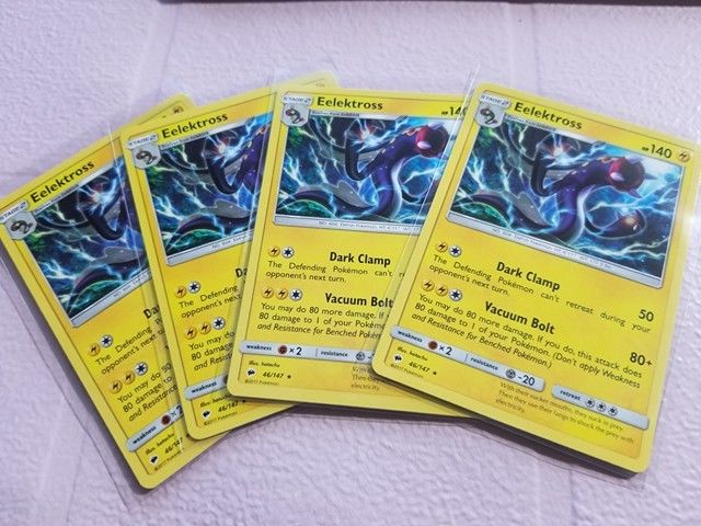 4X Eelektross 46/147 Sun & Moon Burning Shadows