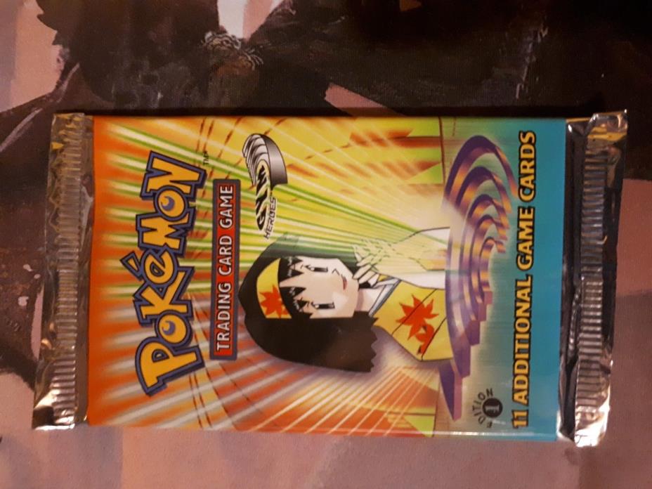Pokemon 1st Edition Gym Heroes Booster Pack