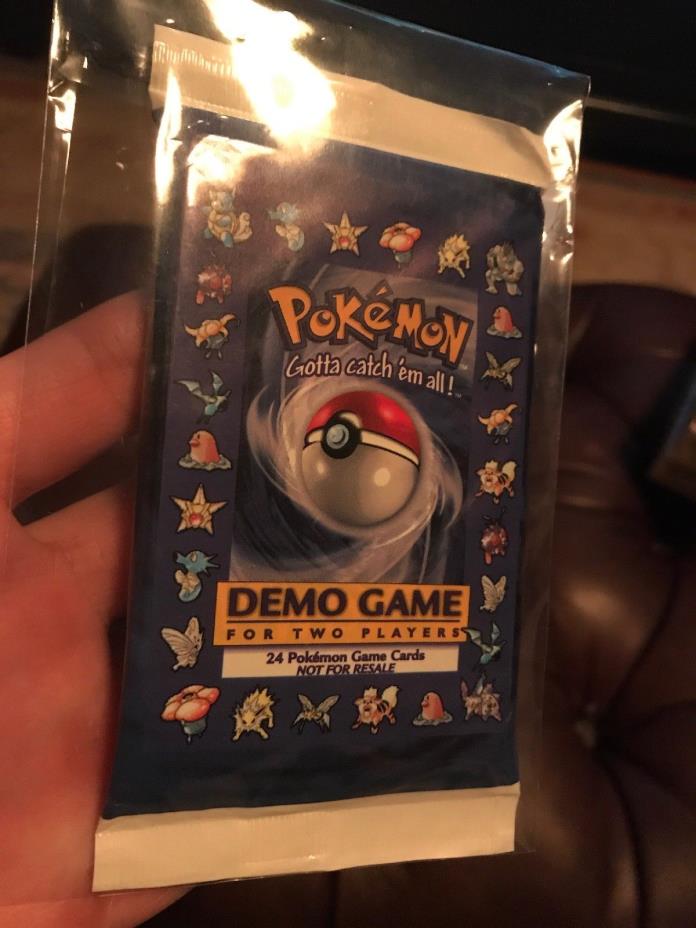 Pokemon 1998 2 Player Demo Game Factory Sealed *Amazing Condition* (PLEASE READ)