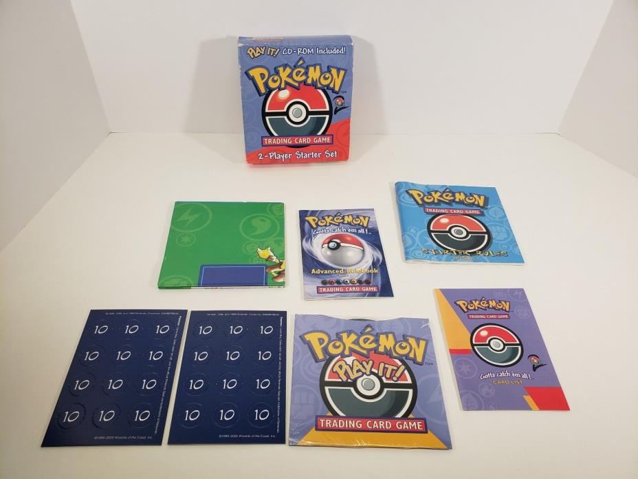 Pokemon Base Set 2 Two Player Starter Set + Play It! CD ROM OPEN PACKAGE VGC