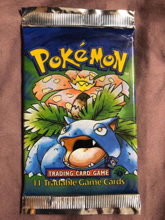 2- 1st Edition Sealed Pokemon Base Set and 3-1st Edition Fossil Packs